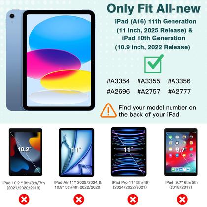 Imagem de Capa iPad TiMovo para iPad 11ª geração 11 polegadas 2025/10ª geração 10,9 polegadas