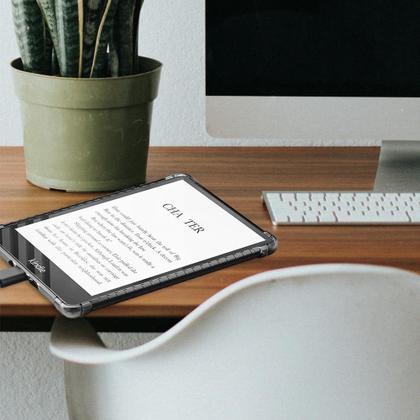 Imagem de Capa J.M.SHOW Clear para Kindle de 6 polegadas com vidro temperado 2022