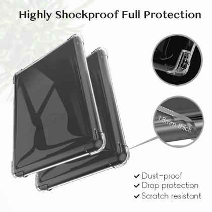 Imagem de Capa J.M.SHOW Clear para Kindle de 6 polegadas com vidro temperado 2022