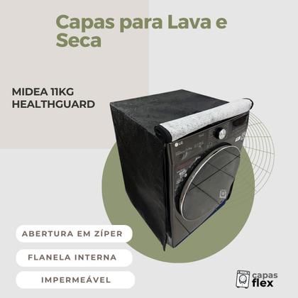Imagem de Capa lava e seca midea 11kg healthguard impermeável flex