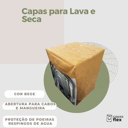 Imagem de Capa lava e seca midea 11kg healthguard transparente flex