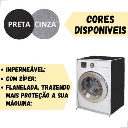 Imagem de Capa Lava E Seca Samsung 11kg Abertura Ziper C/ Transparente