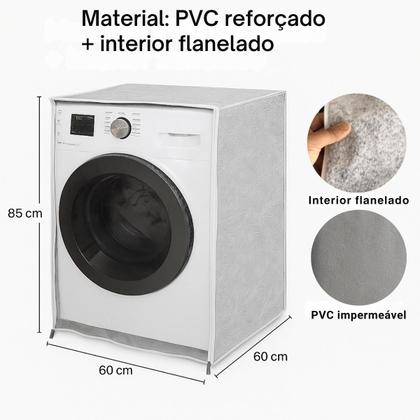 Imagem de Capa Lava E Seca Samsung 11kg Abertura Ziper C/ Transparente