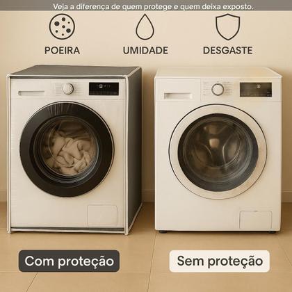 Imagem de Capa Lava E Seca Samsung 11kg Abertura Ziper C/ Transparente