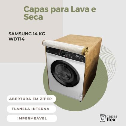 Imagem de Capa lava e seca samsung 14kg wd14t impermeável flex