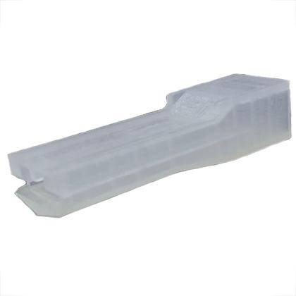 Imagem de Capa luva isolante para terminal femea 2,8 mm encaixe com trava espada kit com 100 unidades