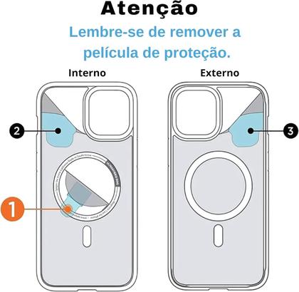 Imagem de Capa Mag-Safee para Samsung Galaxy S26 ULTRA Capinha Slim Premium com Proteção de Câmera Magnetica Clear Case Transp