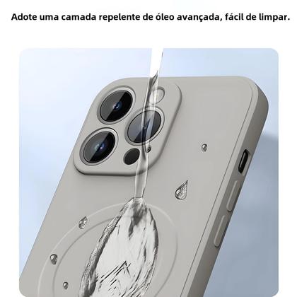 Imagem de Capa Magnética com Carregamento Wireless para iPhone 16/15/14/13/12/11 - Pro, Max e Mini