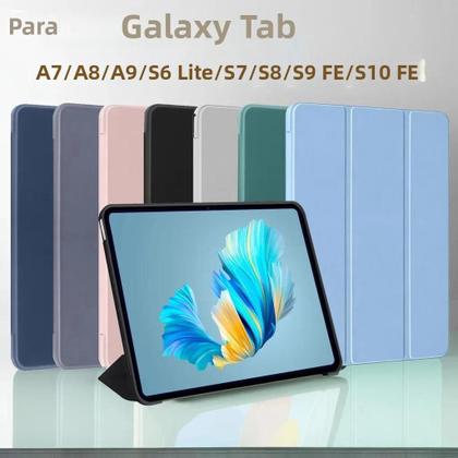 Imagem de Capa Magnética De Silicone Para Samsung Galaxy Tab A7 A8 A9 plus S6 S7 S8 S9 S10 FE 10.4 11 X200