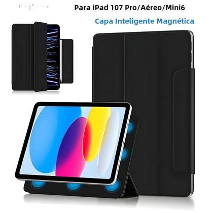 Imagem de Capa Magnética Inteligente para iPad Air 5, Pro 11", 12.9" e Mini 6 (10ª Geração) - Compatível com Huawei