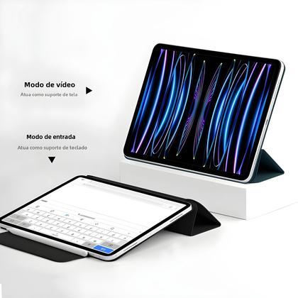 Imagem de Capa Magnética Inteligente para iPad Air 5, Pro 11", 12.9" e Mini 6 (10ª Geração) - Compatível com Huawei