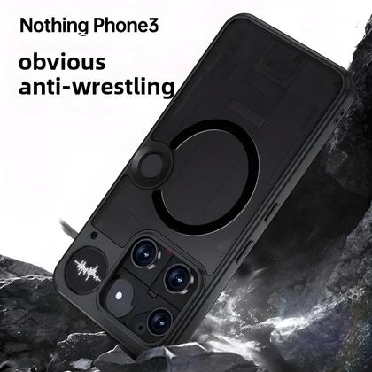 Imagem de Capa Magnética Para Carregamento Sem Fio Magsafe Para Nothing Phone 3 2 1 2 plus 3a Pro, Capa