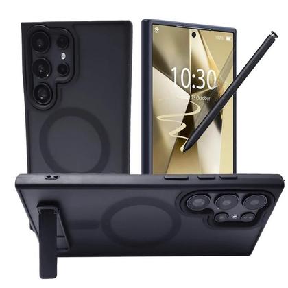 Imagem de Capa Magnética UYUXIO para Celular com Suporte para Samsung Galaxy S26 S25 S24 S23 Ultra FE S22 Plus
