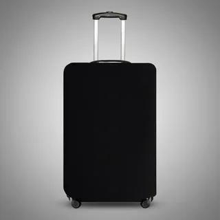 Imagem de Capa Mala Bagagem Viagem com Ziper Preta Média 23kg Elastano