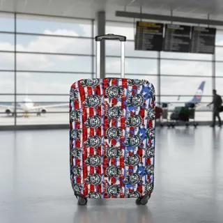Imagem de Capa Mala Bagagem Viagem Ziper Média 23kg Elastano Sortida