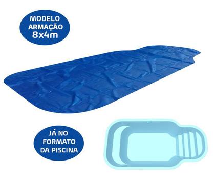 Imagem de Capa Manta Térmica Para Piscina Igui Armação 8 X 4 Cortada