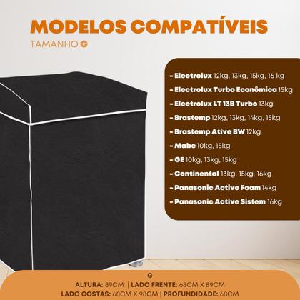 Imagem de Capa Máquina De Lavar Brastemp Consul 12 13 14 15 16 17 Kg