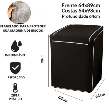 Imagem de Capa Maquina De Lavar Brastemp Consul Eletrolux 10kg 11kg 12kg