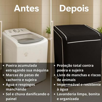 Imagem de Capa Maquina De Lavar Brastemp Consul Eletrolux 7kg 8kg 9kg 10kg