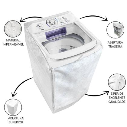 Imagem de Capa Maquina De Lavar Electrolux Led 15kg E 17kg Com Ziper