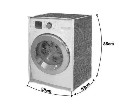 Imagem de Capa Maquina de Lavar PVC Abertura Frontal c/ Ziper ZigZag GG