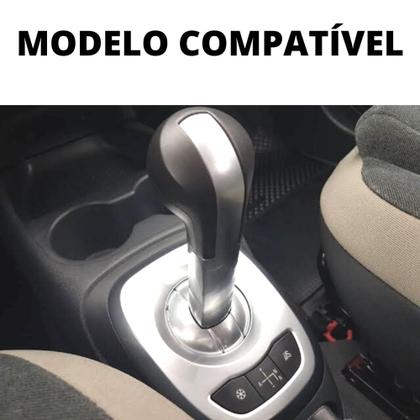 Imagem de Capa material sintético e espuma acoplada manopla câmbio automático Gm Agile Easytronic 2013 2014