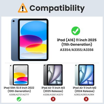 Imagem de Capa MoKo para iPad 11ª geração 11 polegadas 2025/10ª geração 10,9 polegadas 2022