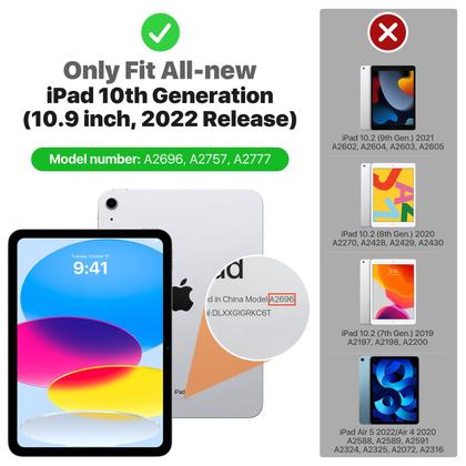 Imagem de Capa MoKo para iPad 11ª geração de 11 polegadas 2025 e 10ª geração de 10,9 polegadas 2022