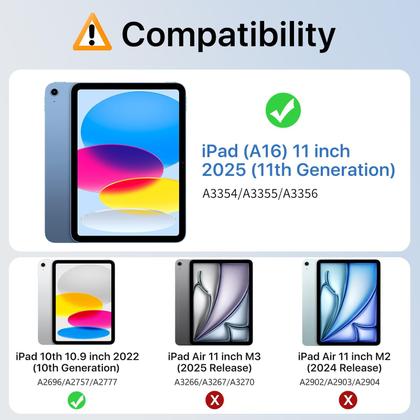 Imagem de Capa MoKo para iPad 11ª geração de 11 polegadas 2025 e 10ª geração de 10,9 polegadas