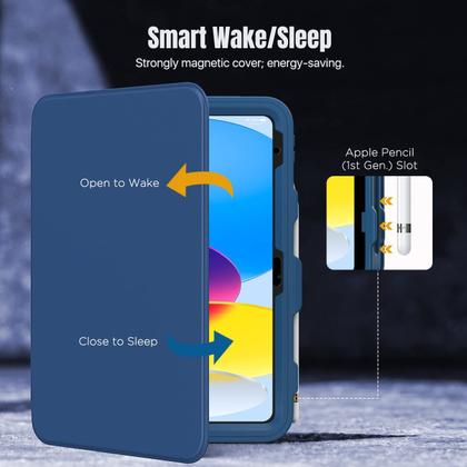 Imagem de Capa MoKo para iPad de 11 polegadas (A16) de 11ª geração com porta-lápis