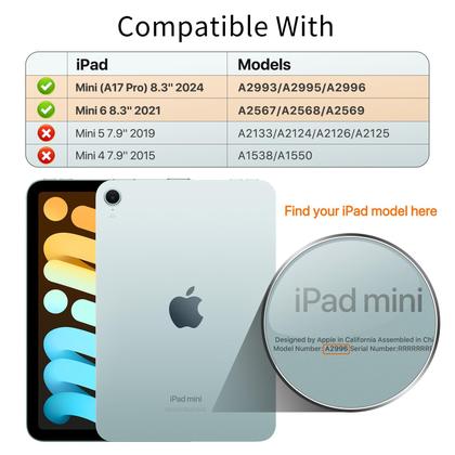 Imagem de Capa MoKo para iPad Mini 7 (A17 Pro) e iPad Mini 6 8,3" 2024/2021