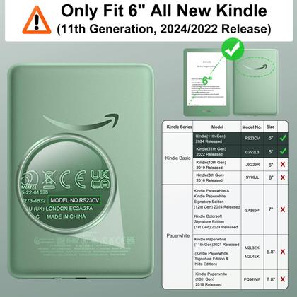 Imagem de Capa MoKo para Kindle 6 (11ª geração 2024/2022) TPU ultra transparente