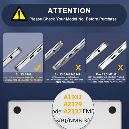 Imagem de Capa MOSISO compatível com MacBook Air de 13 polegadas 2022-2018