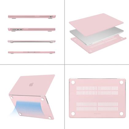 Imagem de Capa MOSISO compatível com MacBook Air de 13,6 polegadas rosa bebê