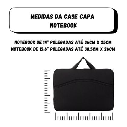 Imagem de Capa Notebook Anti-Impacto E Riscos com Alça 15.6'' Polegadas 