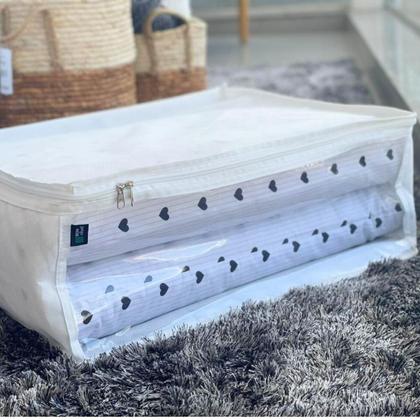 Imagem de Capa Organizadora Edredom Com Ziper Tam Gg Cor Branco