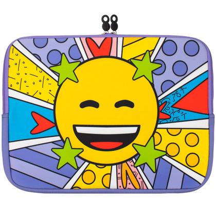 Imagem de Capa p/ laptop yins neoprene emoji by britto 15.6