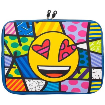 Imagem de Capa p/ laptop yins neoprene emoji by britto 15.6