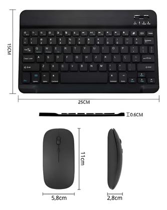 Imagem de Capa P/ Tablet Mi Pad 7/7 Pro 11.2'' + Pelicula + Teclado