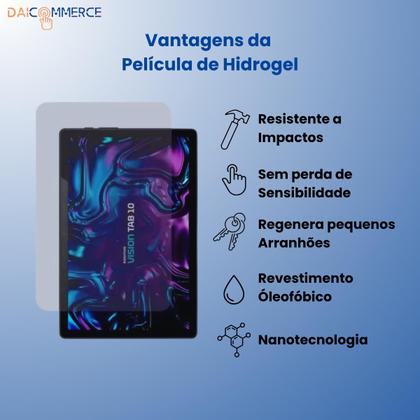 Imagem de Capa P/ Tablet Positivo Vision Tab 10 + Película + Suporte de Mesa