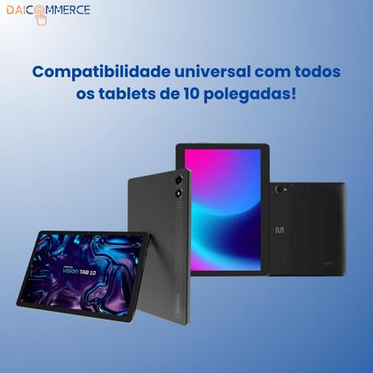 Imagem de Capa P/ Tablet Positivo Vision Tab 10 + Película + Suporte de Mesa