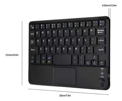 Imagem de Capa P/ Tablet Samsung A9 8.7' + Teclado + Caneta + Pelicula