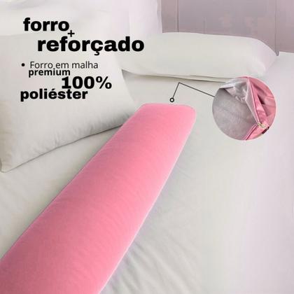 Imagem de Capa p/ Travesseiro de Corpo Impermeável 50x140cm Com Zíper Coloridas