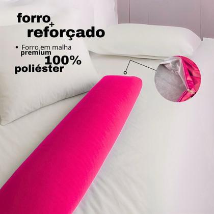 Imagem de Capa p/ Travesseiro de Corpo Impermeável 50x140cm Com Zíper Coloridas