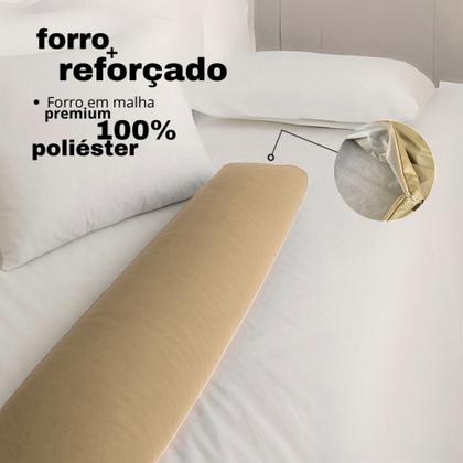 Imagem de Capa p/ Travesseiro de Corpo Impermeável 50x140cm Com Zíper Coloridas