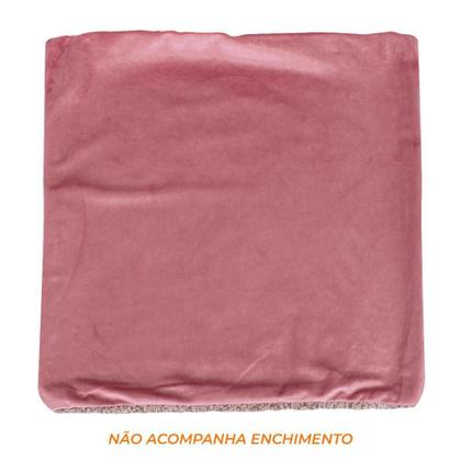 Imagem de Capa para Almofada 43x43cm de Microfibra Linho em Relevo - Rio Home