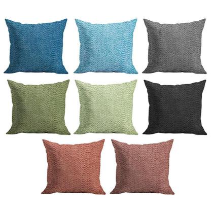 Imagem de Capa para Almofada 43x43cm de Microfibra Linho em Relevo - Rio Home