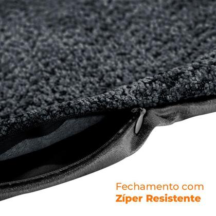 Imagem de Capa para Almofada 43x43cm de Microfibra Linho em Relevo - Rio Home