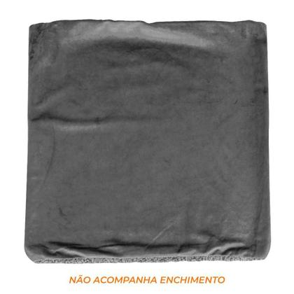 Imagem de Capa para Almofada 43x43cm de Microfibra Linho em Relevo - Rio Home