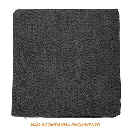 Imagem de Capa para Almofada 43x43cm de Microfibra Linho em Relevo - Rio Home